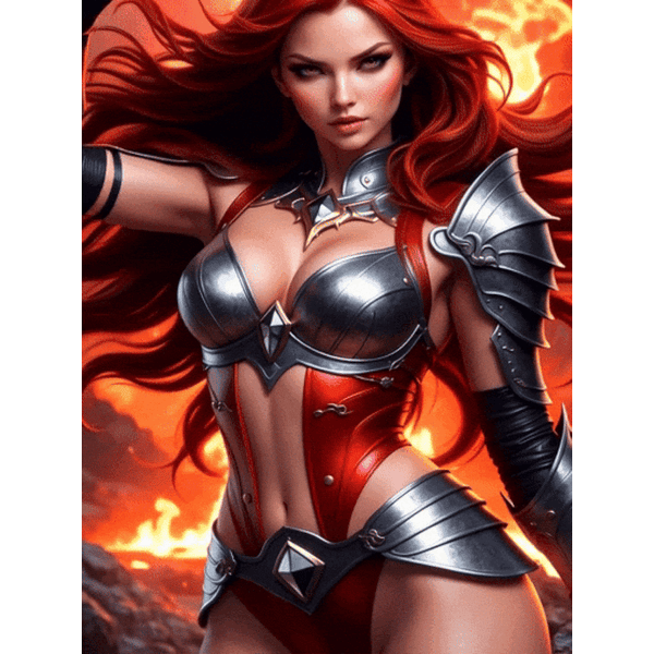 Masturs Solara Fire Sorceress - AR Auto Stroker