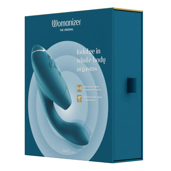 Womanizer Duo 2 - Clitoral & G-Spot Stimulator (Petrol)
