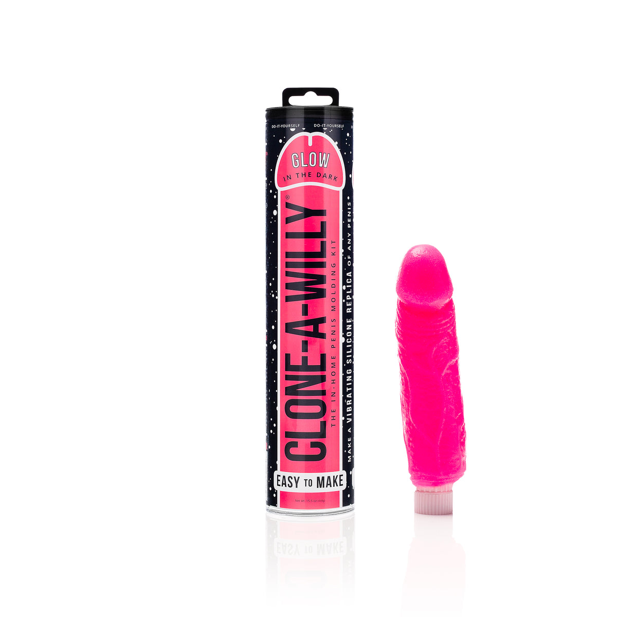 Clone-A-Willy - Vibrating Mold Kit (Glow in Dark Pink)