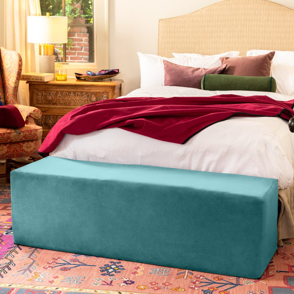 Aria Flip Chaise - Convertible Sex Chair & Bed Bench (Teal)