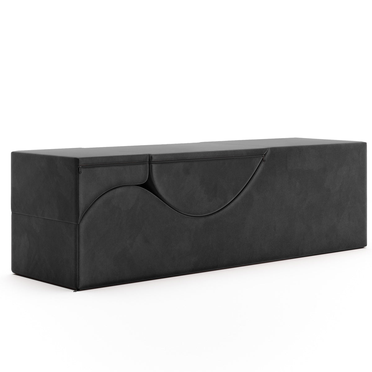 Aria Flip Chaise - Convertible Sex Chair & Bed Bench (Black)