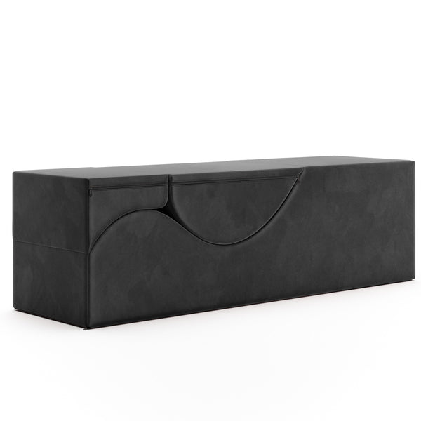 Aria Flip Chaise - Convertible Sex Chair & Bed Bench (Black)