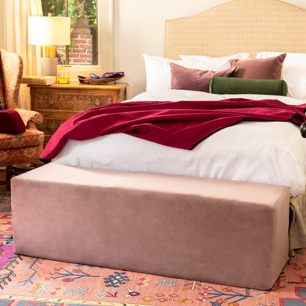 Aria Flip Chaise - Convertible Sex Chair & Bed Bench (Rose)