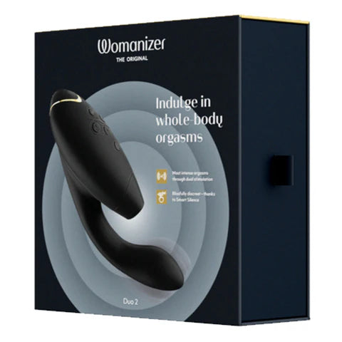 Womanizer Duo 2 - Clitoral & G-Spot Stimulator (Black)