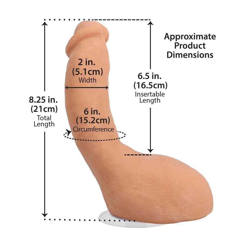 Doc Johnson James Dean  - 9 Inch Signature Cock