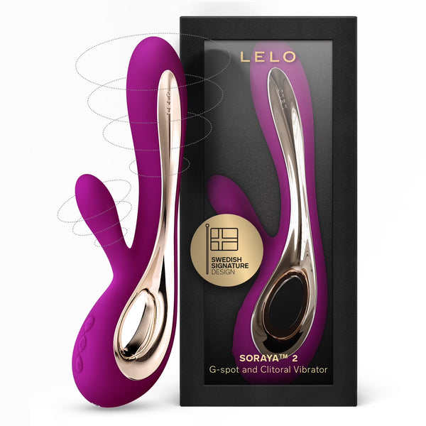 Lelo Soraya Wave - Rabbit Vibe (Deep Rose)
