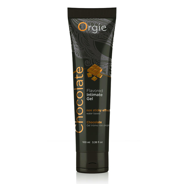 Orgie Lube Tube - Chocolate Water Based Lube (3.38oz)