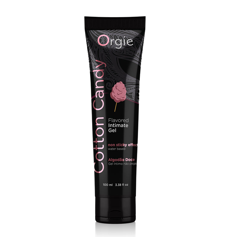 Orgie Lube Tube - Cotton Candy Water Based Lube (3.38oz)