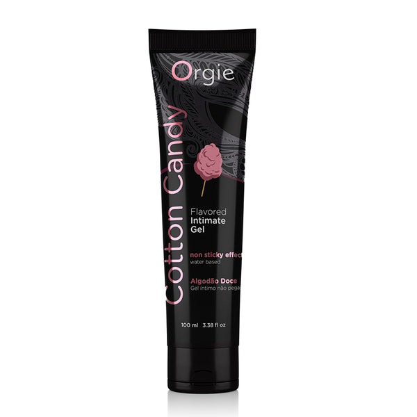 Orgie Lube Tube - Cotton Candy Water Based Lube (3.38oz)