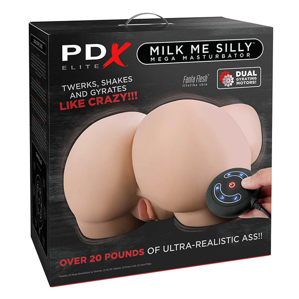 PDX Elite Milk Me Silly Light - Vibrating Bubble Butt