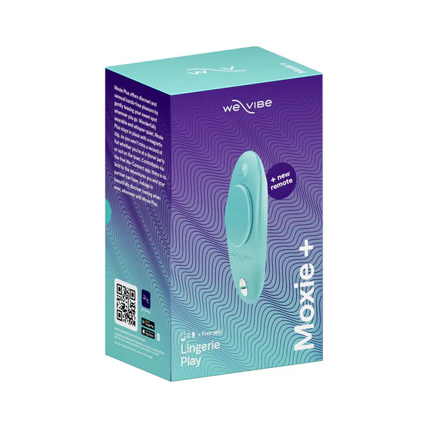 We-Vibe Moxie+ - Panty Vibe (Aqua)