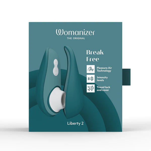 Womanizer Liberty 2 - Clitoral Stimulator (Dark Petrol)