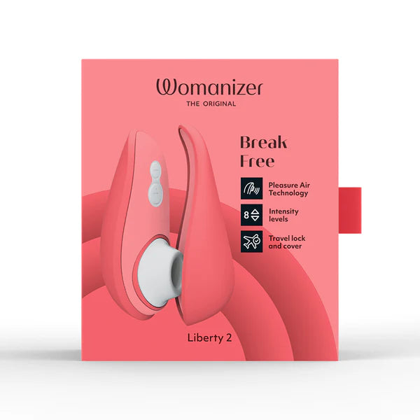 Womanizer Liberty 2 - Clitoral Stimulator (Vibrant Rose)