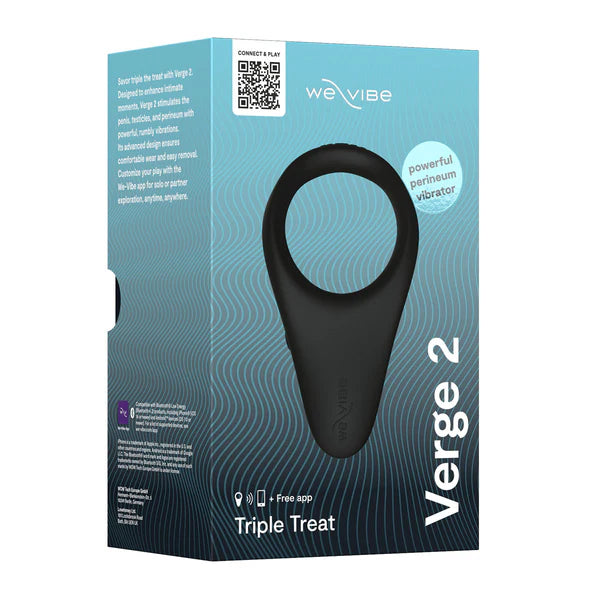 We-Vibe Verge 2 - Cock Ring Vibe (Black)