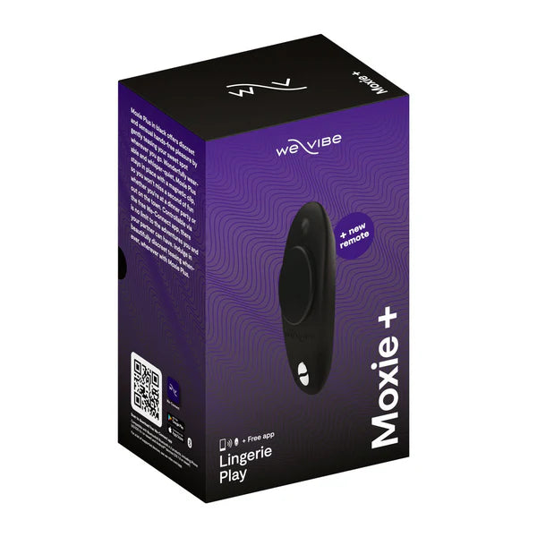 We-Vibe Moxie+ - Panty Vibe (Satin Black)