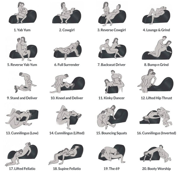 Kinky Couch Sex Chaise Lounge w Pillows