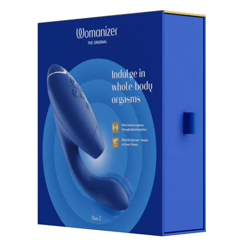 Womanizer Duo 2 - Clitoral & G-Spot Stimulator (Blueberry)