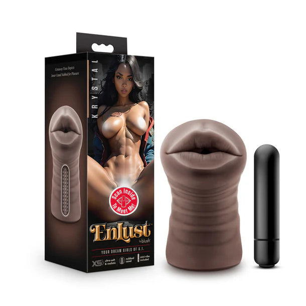 EnLust Krystal - AI Vibrating Mouth Masturbator