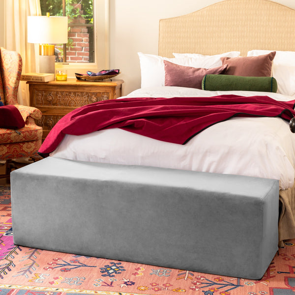 Aria Flip Chaise - Convertible Sex Chair & Bed Bench (Grey)