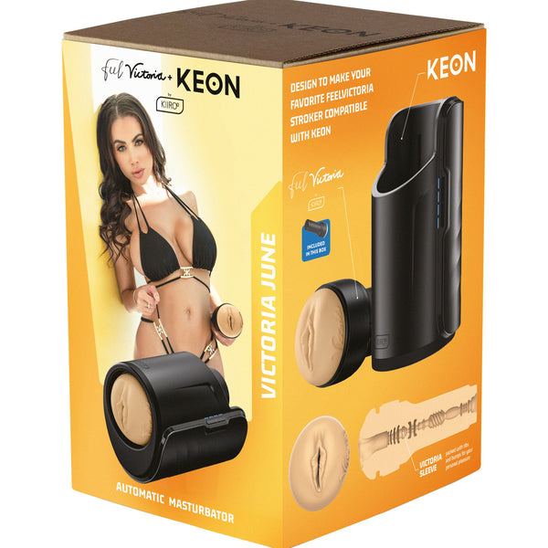 Kiiroo FeelVictoria - Automatic Stroker + Keon Combo Set