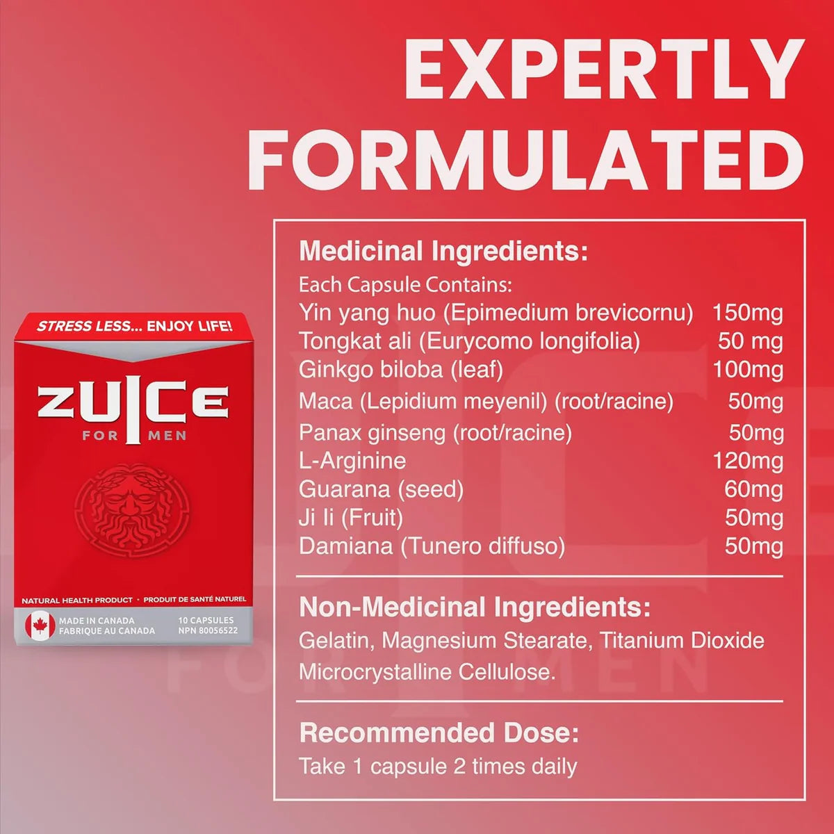 Zuice for Men - 10 Performance Capsules