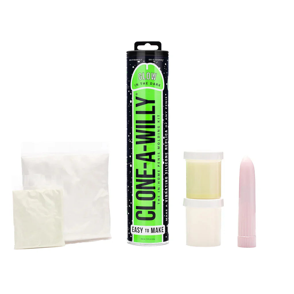 Clone-A-Willy - Vibrating Mold Kit (Glow in Dark Green)