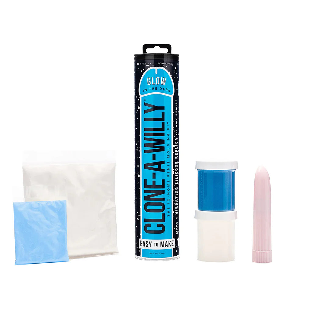 Clone-A-Willy - Vibrating Mold Kit (Glow in Dark Blue)