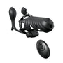 Pipedream Fantasy C-Ringz - Vibrating Chastity Cage with Ass-Gasm Plug