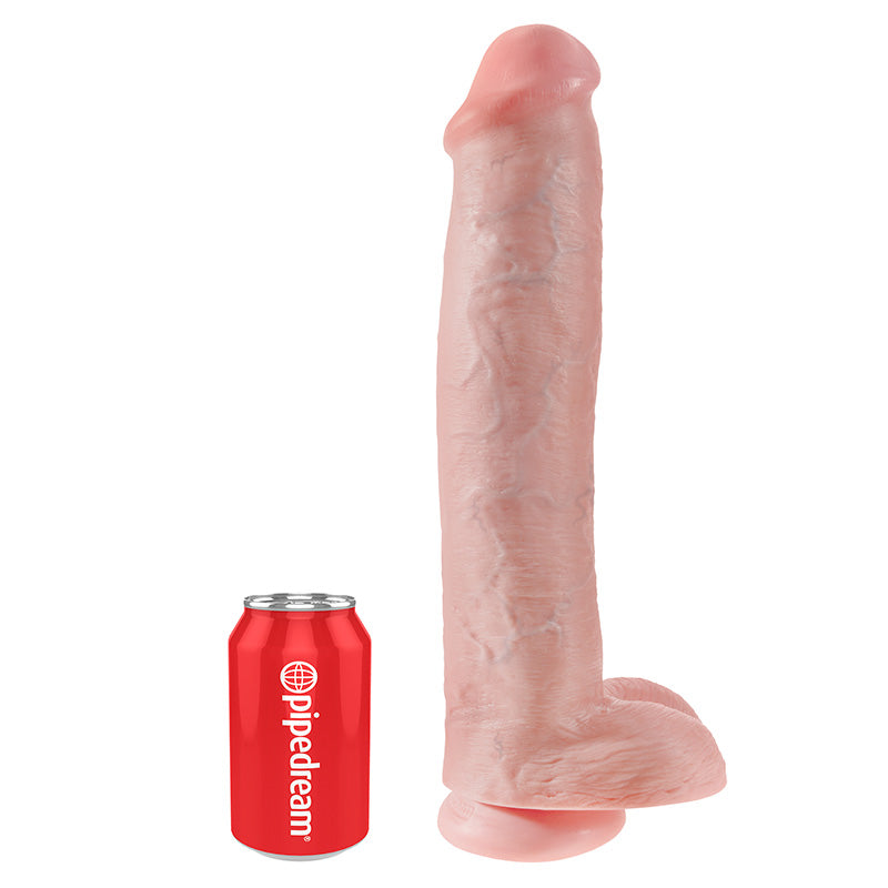 King Cock - 15 inch Realistic Dildo (with Balls)