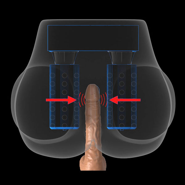 PDX Elite Milk Me Silly Light - Vibrating Bubble Butt