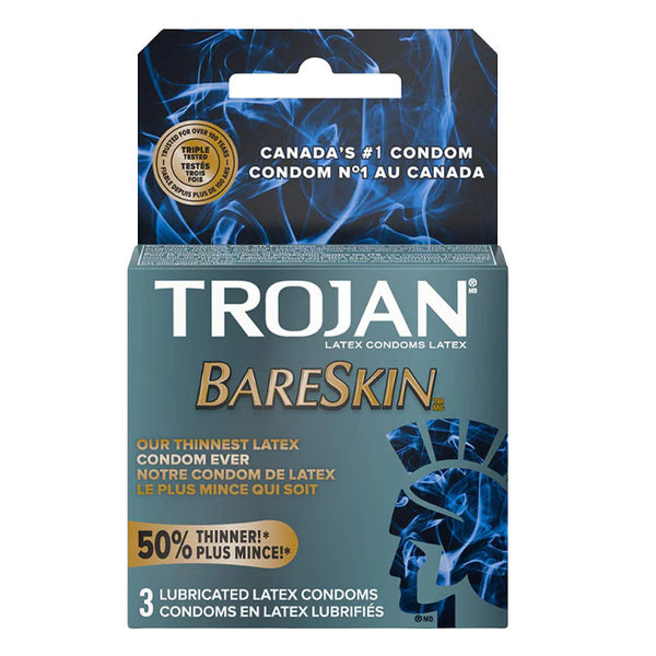Trojan - Sensitivity BareSkin Condoms 3Pk