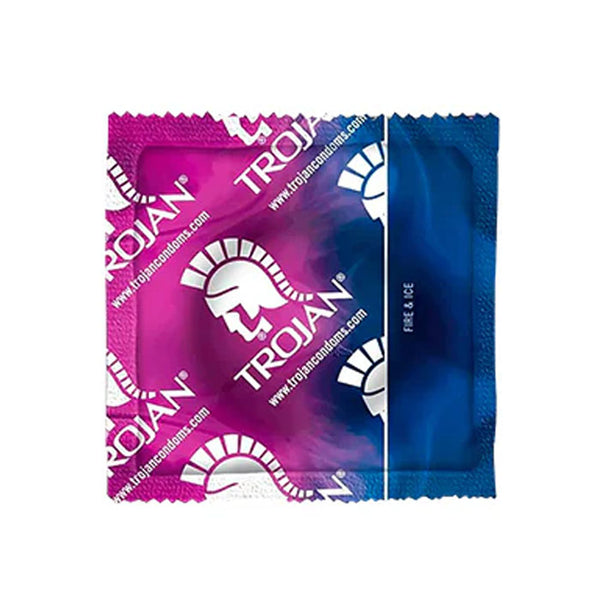 Trojan - Pleasures Fire & Ice Condoms 3Pk