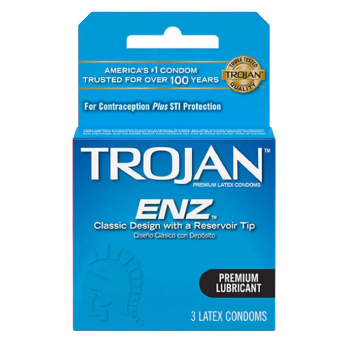 Trojan - ENZ Armor Spermidical Condoms 3Pk