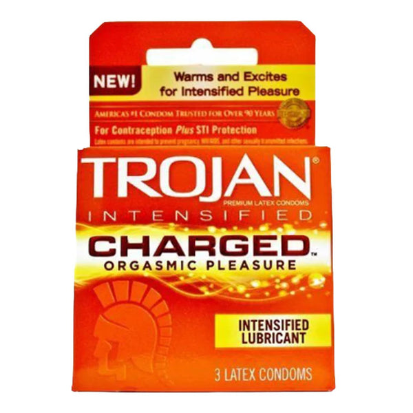Trojan - Intensified Charged Condoms 3Pk