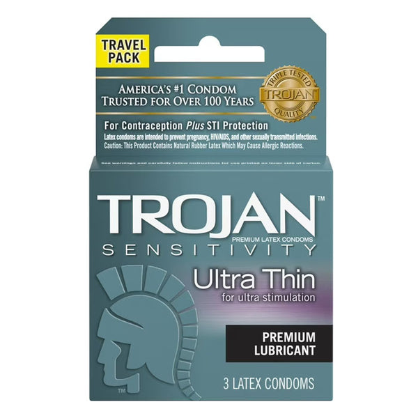 Trojan - Sensitivity Ultra Thin Condoms 3Pk