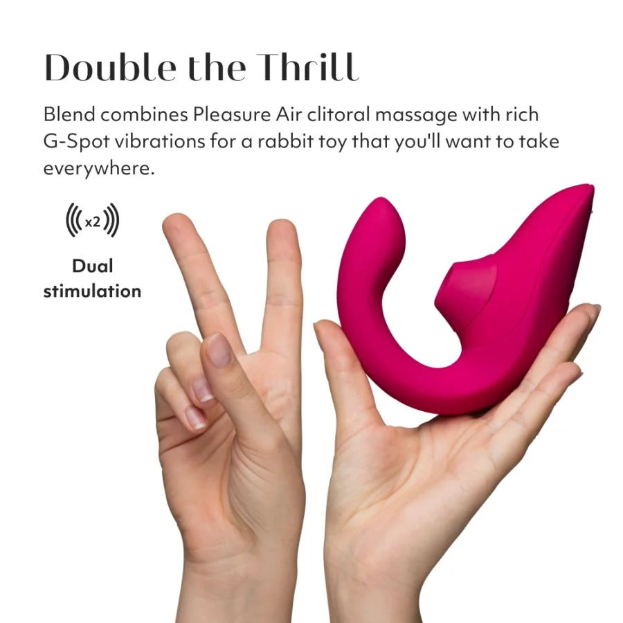 Womanizer Blend - Dual Stimulator (Vibrant Pink)