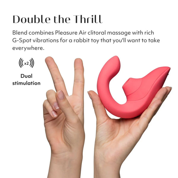 Womanizer Blend - Dual Stimulator (Vibrant Rose)