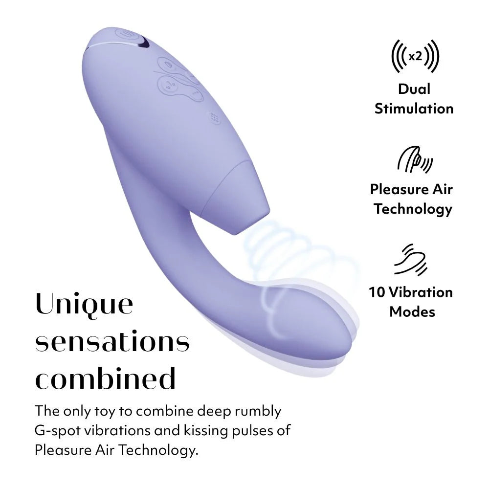 Womanizer Duo 2 - Clitoral & G-Spot Stimulator (Lilac)