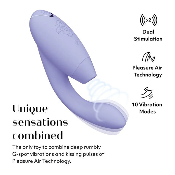 Womanizer Duo 2 - Clitoral & G-Spot Stimulator (Lilac)