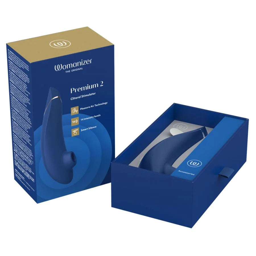 Womanizer Premium 2 - Pleasure Air Vibe (Blueberry)