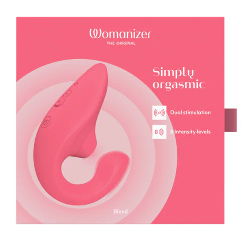 Womanizer Blend - Dual Stimulator (Vibrant Rose)